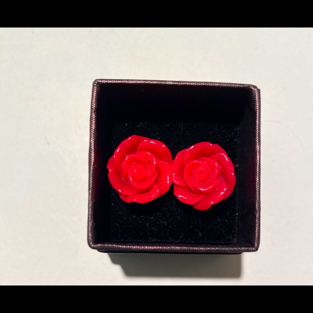 Cute little rose studs